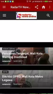 Play Radar TV News