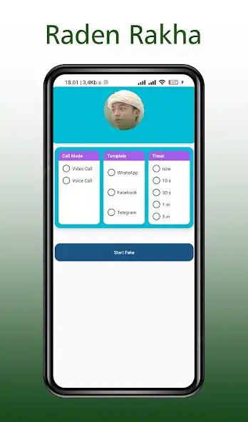 Play Raden Rakha Call Prank as an online game Raden Rakha Call Prank with UptoPlay