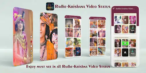 Play Radha Krishna Video Status  and enjoy Radha Krishna Video Status with UptoPlay