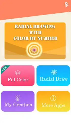 Play Radial Draw : Coloring Book  and enjoy Radial Draw : Coloring Book with UptoPlay