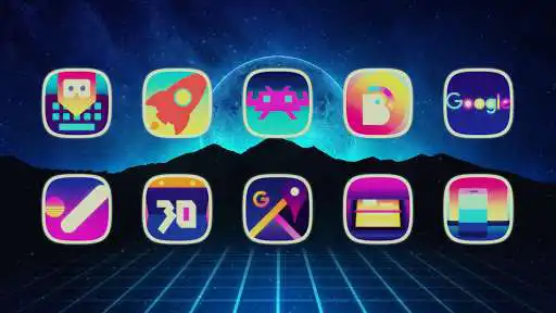 Play RADIATE - Icon Pack as an online game RADIATE - Icon Pack with UptoPlay