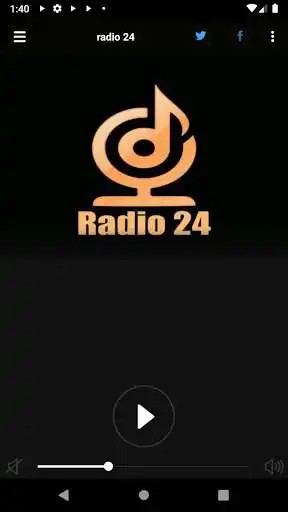 Play Radio 24 as an online game Radio 24 with UptoPlay