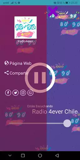 Play Radio 4ever Chile  and enjoy Radio 4ever Chile with UptoPlay