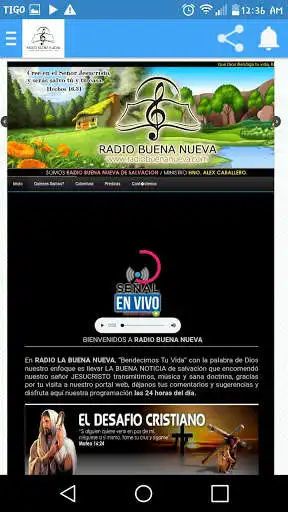 Play Radio BUENA NUEVA  and enjoy Radio BUENA NUEVA with UptoPlay