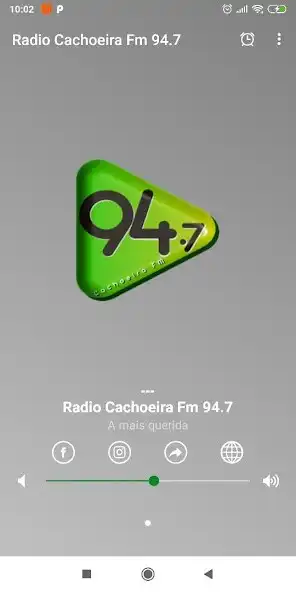 Play Radio Cachoeira Fm 94.7  and enjoy Radio Cachoeira Fm 94.7 with UptoPlay