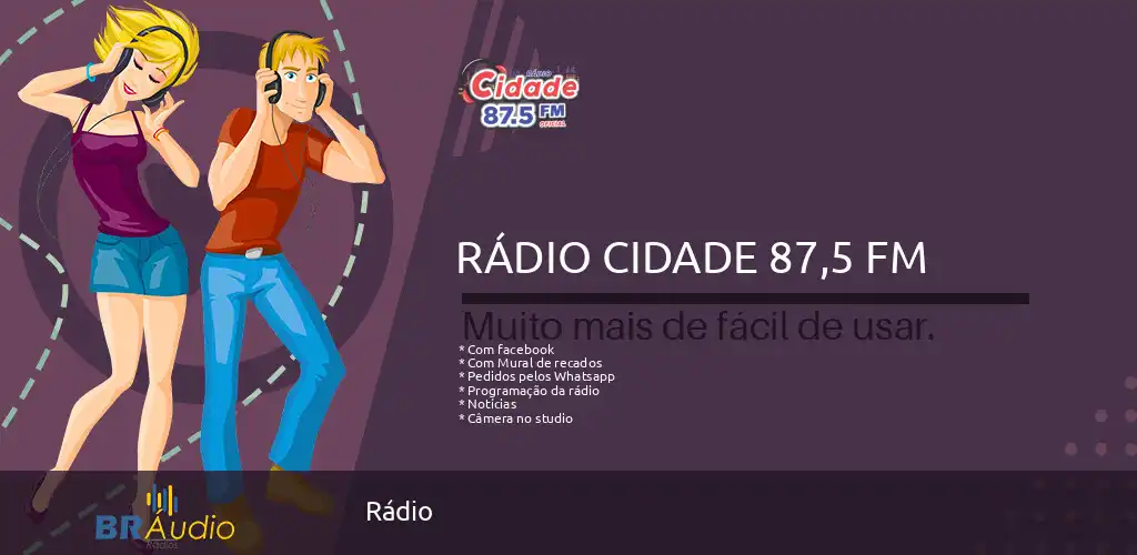 Play RADIO CIDADE 875 FM and enjoy RADIO CIDADE 875 FM with UptoPlay Play RADIO CIDADE 875 FM and enjoy RADIO CIDADE 875 FM with UptoPlay