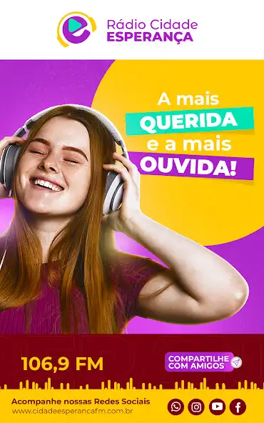 Play Radio Cidade Esperança as an online game Radio Cidade Esperança with UptoPlay