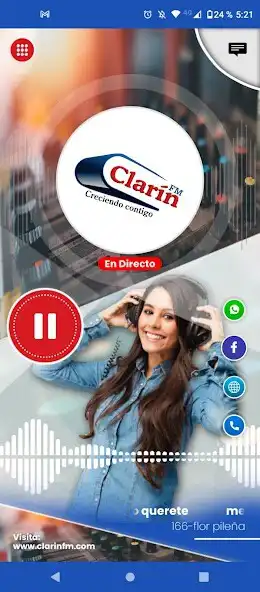 Play Radio Clarin Fm Amazonas as an online game Radio Clarin Fm Amazonas with UptoPlay