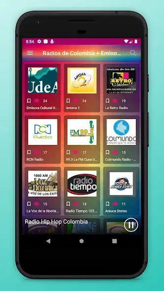 Play Radio Colombia + Radio Online  and enjoy Radio Colombia + Radio Online with UptoPlay
