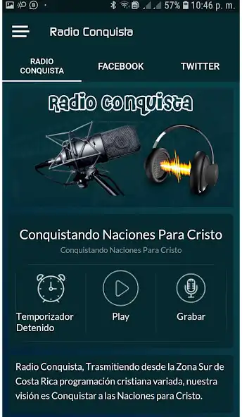 Play RADIO CONQUISTA  and enjoy RADIO CONQUISTA with UptoPlay