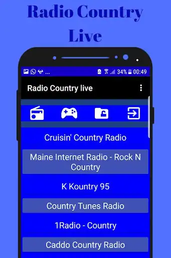 Play Radio Country Live  and enjoy Radio Country Live with UptoPlay