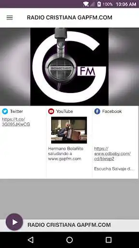 Play RADIO CRISTIANA GAPFM.COM