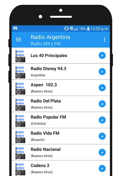 Play Radio de Argentina- Fm y Am mú as an online game Radio de Argentina- Fm y Am mú with UptoPlay