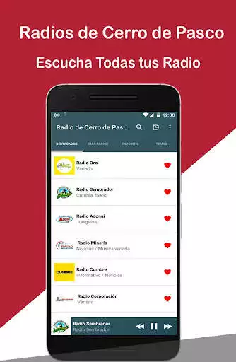 Play Radio de Cerro de Pasco  and enjoy Radio de Cerro de Pasco with UptoPlay