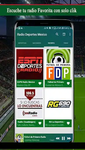 Play Radio Deportes Mexico  and enjoy Radio Deportes Mexico with UptoPlay