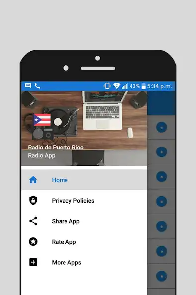 Play Radio de Puerto Rico: Radio AM  and enjoy Radio de Puerto Rico: Radio AM with UptoPlay