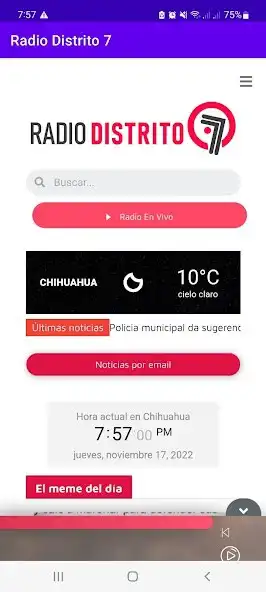 Play Radio Distrito 7  and enjoy Radio Distrito 7 with UptoPlay