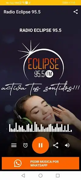 Play Radio Eclipse 95.5 as an online game Radio Eclipse 95.5 with UptoPlay