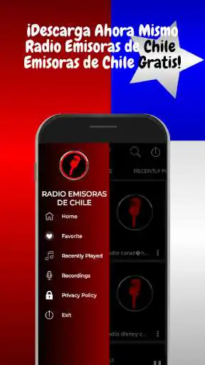 Play Radio Emisoras de Chile Gratis  and enjoy Radio Emisoras de Chile Gratis with UptoPlay