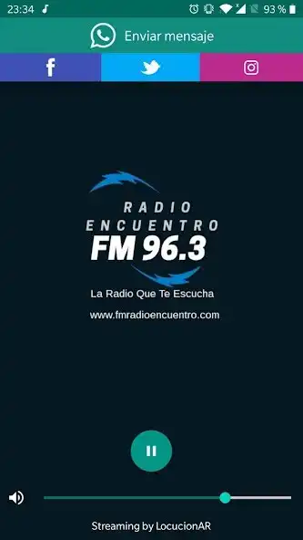 Play Radio Encuentro 96.3 FM as an online game online Radio Encuentro 96.3 FM with UptoPlay Play Radio Encuentro 96.3 FM as an online game Radio Encuentro 96.3 FM with UptoPlay