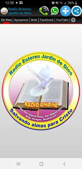 Play Radio Estereo Jardín de Dios  and enjoy Radio Estereo Jardín de Dios with UptoPlay