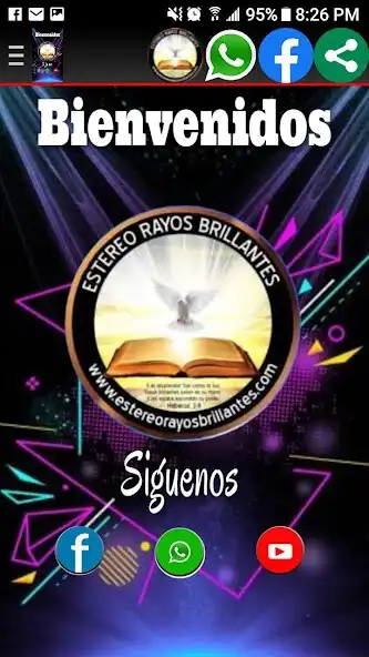 Play Radio Estereo Rayos Brillantes as an online game Radio Estereo Rayos Brillantes with UptoPlay