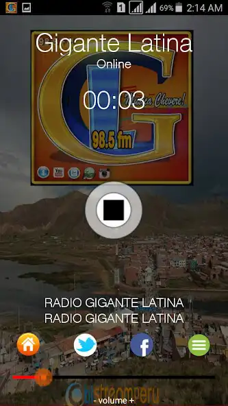 Play Radio Gigante Latina as an online game Radio Gigante Latina with UptoPlay