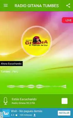 Play RADIO GITANA LA PODEROSA TUMBES