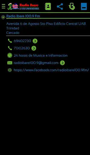 Play Radio Ibare 100.9 Fm as an online game Radio Ibare 100.9 Fm with UptoPlay