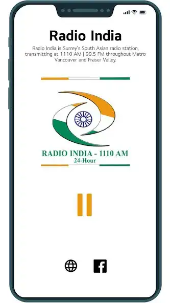Play Radio India 1110 AM  and enjoy Radio India 1110 AM with UptoPlay
