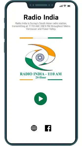Play Radio India 1110 AM as an online game Radio India 1110 AM with UptoPlay