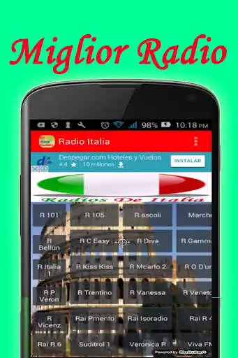 Play Radio Italia Stazioni radio italiane  and enjoy Radio Italia Stazioni radio italiane with UptoPlay