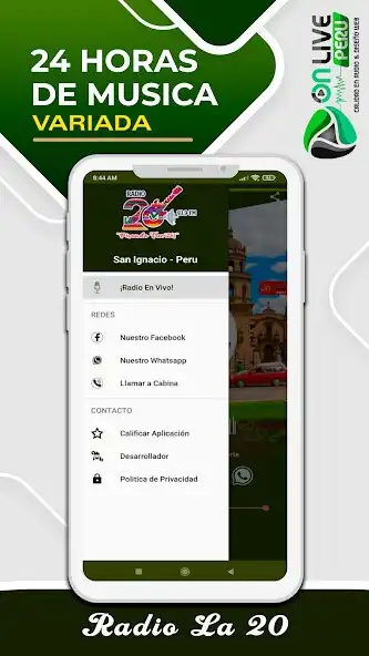Play Radio La 20 - San Ignacio  and enjoy Radio La 20 - San Ignacio with UptoPlay
