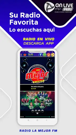 Play RADIO LA MEJOR FM  and enjoy RADIO LA MEJOR FM with UptoPlay