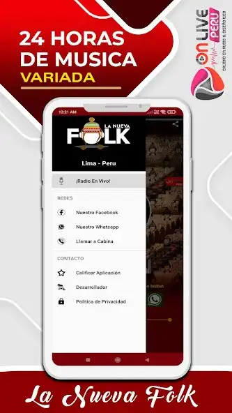 Play Radio La Nueva Folk  and enjoy Radio La Nueva Folk with UptoPlay