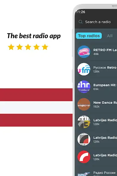 Play Radio Latvia FM online  and enjoy Radio Latvia FM online with UptoPlay
