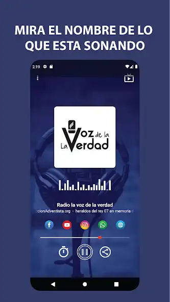 Play radio la voz de la verdad  and enjoy radio la voz de la verdad with UptoPlay