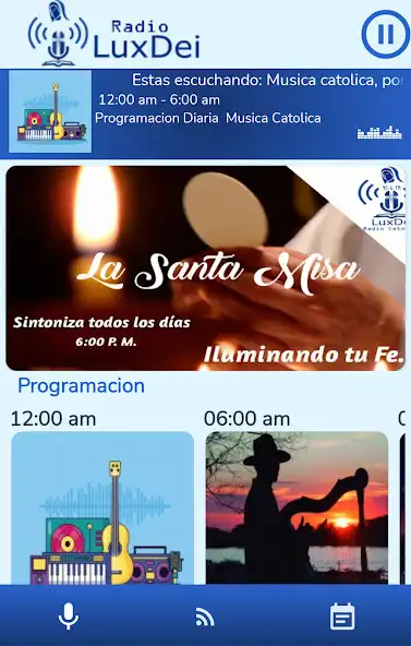 Play Radio LuxDei as an online game Radio LuxDei with UptoPlay