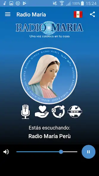 Play Radio Maria Perù as an online game Radio Maria Perù with UptoPlay