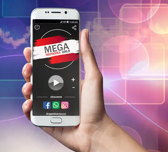 Play Radio Mega Necochea FM 105.9  and enjoy Radio Mega Necochea FM 105.9 with UptoPlay