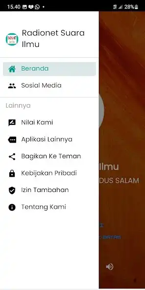Play Radionet Suara Ilmu as an online game Radionet Suara Ilmu with UptoPlay