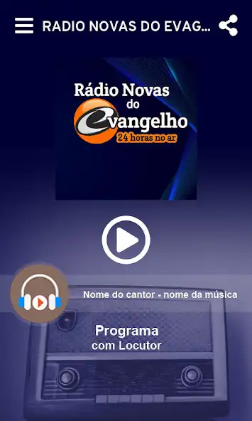 Play Radio Novas do Evagelho  and enjoy Radio Novas do Evagelho with UptoPlay