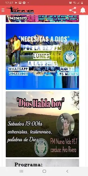 Play Radio Nueva Vida Andacollo as an online game Radio Nueva Vida Andacollo with UptoPlay