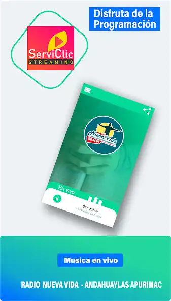 Play Radio Nueva Vida  Andahuaylas  and enjoy Radio Nueva Vida  Andahuaylas with UptoPlay