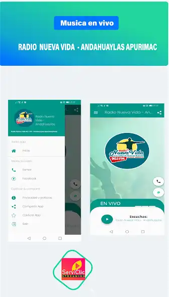 Play Radio Nueva Vida  Andahuaylas as an online game Radio Nueva Vida  Andahuaylas with UptoPlay