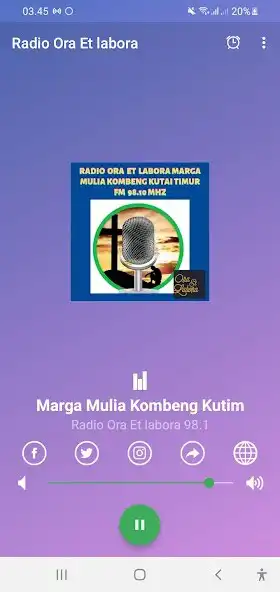 Play Radio Ora Et labora - Kutim as an online game Radio Ora Et labora - Kutim with UptoPlay