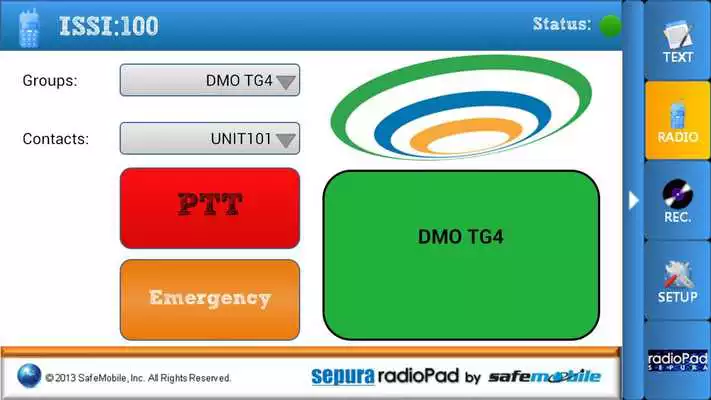 Play radioPad SEPURA Play radioPad SEPURA