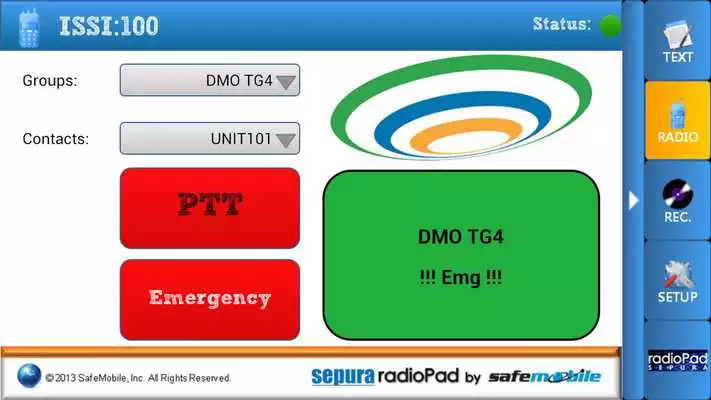 Play radioPad SEPURA Play radioPad SEPURA