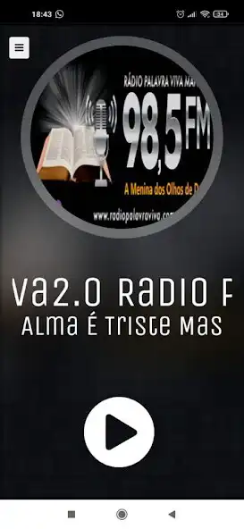Play Radio Palavra Viva 2.0 as an online game Radio Palavra Viva 2.0 with UptoPlay