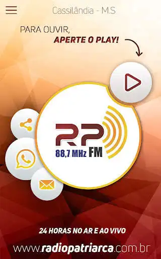 Play Radio Patriarca FM  and enjoy Radio Patriarca FM with UptoPlay